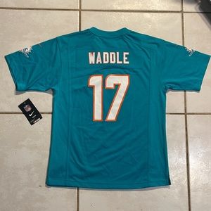 NWT NIKE Miami Dolphins Jaylen Waddle NFL Jersey Youth Large MSRP $75